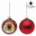 Boules de Noël 8 cm (2 uds) Verre Rouge