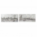 Tavla DKD Home Decor Kanvas 150 x 3,8 x 70 cm New York Loft (2 antal)