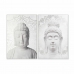 Pintura DKD Home Decor 82,5 x 4,5 x 122,5 cm Buda Oriental (2 Unidades)