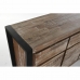 Устройство DKD Home Decor Натуральный Чёрный Металл древесина акации (140 x 40 x 85 cm)