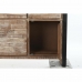 Sidebord DKD Home Decor Naturell Svart Metall Akasia (140 x 40 x 85 cm)