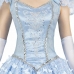 Costume for Adults My Other Me Blue Princess 3 Pieces