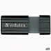 USB Memória Verbatim Store'n'Go PinStripe Fekete 16 GB