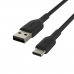 USB-C Kabel til USB Belkin CAB002BT3MBK Svart 3 m