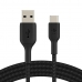 USB-C Cable to USB Belkin CAB002BT3MBK Melns 3 m
