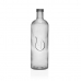 Flaske Versa 1,6 L Drop Glass Aluminium 9,8 x 32,5 x 9,8 cm