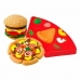 Pâte à modeler en argile Colorbaby Burger & Sandwich Multicouleur (19 Pièces)