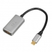 USB-C - HDMI Adapteri Ibox IACF4K Hopeinen