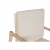 Sēdeklis Home ESPRIT Balts Bēšs Dabisks Kokvilna 61 x 50 x 90 cm
