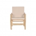 Krzesło Home ESPRIT Biały Beżowy Naturalny Bawełna 61 x 50 x 90 cm