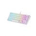 Tastatur Mars Gaming MKMINI Spansk qwerty RGB Hvid