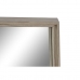 Espelho de parede Home ESPRIT Branco Castanho Bege Cinzento Cristal poliestireno 33,2 x 3 x 125 cm (4 Unidades)