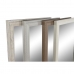Μόνιμος καθρέφτης Home ESPRIT Λευκό Καφέ Μπεζ Γκρι 36 x 3 x 156 cm (4 Μονάδες)