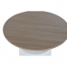 Pomoćni stolić Home ESPRIT Bijela Prirodno Metal Drvo MDF 55 x 55 x 52,5 cm