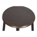 Stalo rinkinys su 2 kėdėmis DKD Home Decor Ruda Juoda Metalinis Medžio MDF 80 x 50 x 84 cm