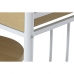 Bordsgrupp med 2 stolar DKD Home Decor Metall Trä MDF 80 x 50 x 84 cm