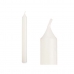 Kerzen-Set Weiß 2 x 2 x 20 cm (12 Stück)