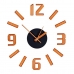 Стенен часовник Лепящ се ABS Ø 35 cm