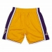 Ανδρικά Σορτς για Μπάσκετ Mitchell & Ness LA Lakers Κίτρινο