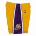 Pánske kraťasy na basketbal Mitchell & Ness LA Lakers Žltá
