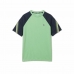 Kortarmet T-skjorte til Menn Lacoste Sport Regular Fit Color-Block Mørkegrønn