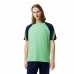 Kortærmet T-shirt til Mænd Lacoste Sport Regular Fit Color-Block Mørk grøn