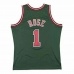 Basketbola T-krekls Mitchell & Ness Chicago Bulls 2008-09 St Patrick's Day edition Nº8 Derrick Rose Zaļš