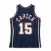t-shirt de basket Mitchell & Ness New Jersey Nets 2006-07 Nº15 Vince Carter Bleu