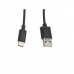 Kabel USB A 2.0 v USB C Lanberg Črna