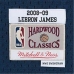 T-shirt de basquetebol Mitchell & Ness Cleveland Cavaliers 2008-09 Nº23 Lebron James Azul escuro