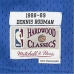Basketball-T-Shirt Mitchell & Ness Detroit Pistons 1988-89 Nº10 Dennis Rodman Blau