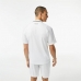 Men’s Short Sleeve Polo Shirt Lacoste Tennis × Daniil Medvedev White