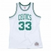 Koripallopaita Mitchell & Ness Boston Celtics Nº33 Larry Bird Valkoinen