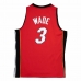 Košarkarska majica Mitchell & Ness Miami Heat 2005-06 Nº3 Dwayne Wade Rdeča