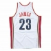 t-shirt de basket Mitchell & Ness Cleveland Cavaliers 2008-09 Nº23 Lebron James Blanc