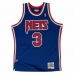 Basketball-skjorte Mitchell & Ness New Jersey Nets 1991-92 Nº3 Drazen Petrovic Mørkeblå