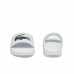 Badelatschen für Frauen Lacoste Croco Dualiste Synthetic Logo Strap Weiß