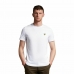 Kortarmet T-skjorte Lyle & Scott V1-Plain Hvit Menn