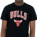 t-shirt de basket New Era Team Logo Chicago Bulls Noir