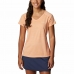 Kortarmet T-skjorte til Kvinner Columbia Zero Rules™ Oransje