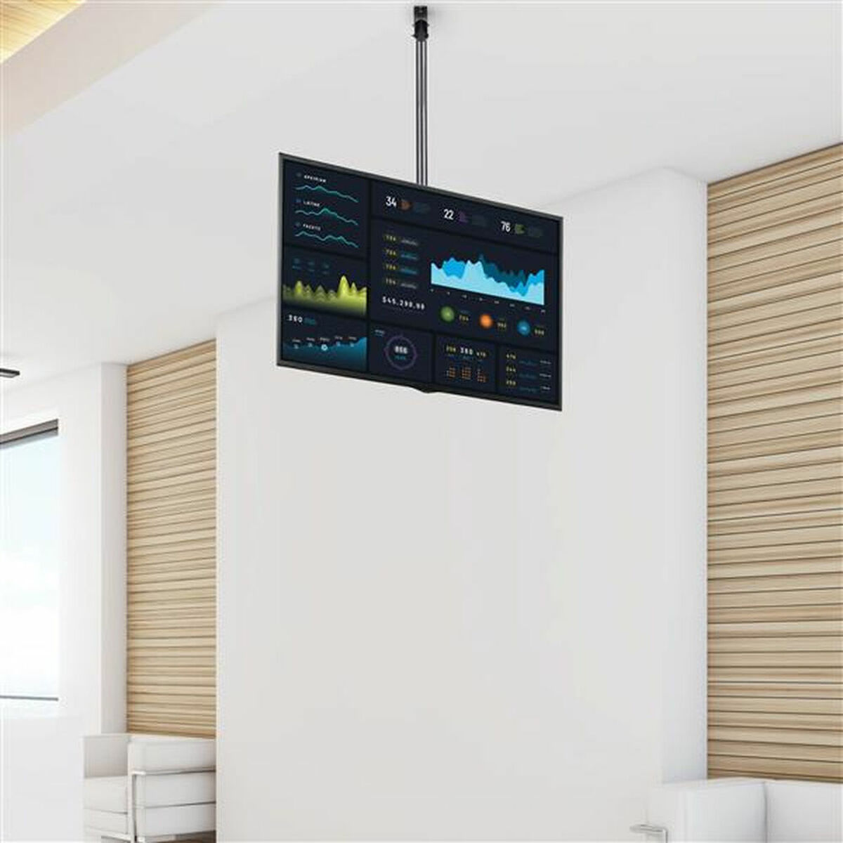 Suport TV Startech FLATPNLCEIL
