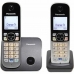 Беспроводный телефон Panasonic KX-TG6812FRB Серый Чёрный/Серебристый