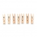 Clamps Small Brown Wood (24 Units)