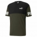 Sport T-shirt Korte Mouwen Puma Power Colorblock Zwart