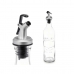 Cruet With relief Transparent Glass 500 ml (24 Units)