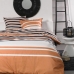Bettdeckenbezug TODAY Orange Gestreift 260 x 240 cm