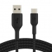 USB A - USB C Kábel Belkin CAB002BT2MBK 2 m Fekete