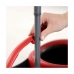Mop with Bucket Vileda mop en steel Supermocio 3Action Blanc Rouge Microfibres