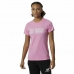 Koszulka z krótkim rękawem Damska New Balance Essentials Celebrate Różowy