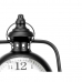 Bordsklocka Lamp Zwart Metaal 17 x 25 x 11,3 cm (4 Stuks)